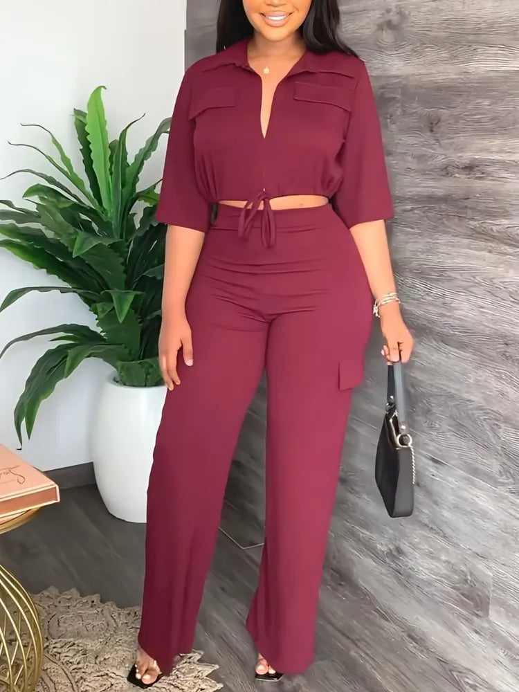 SheVogue Solid Color Set – Summer Street Style