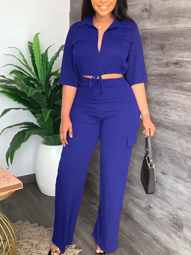SheVogue Solid Color Set – Summer Street Style