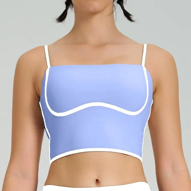 SheVogue Women’s 1/2PCS Sports Set – Yoga Bra & Shorts Skirt Combo for Gym, Running & Workout