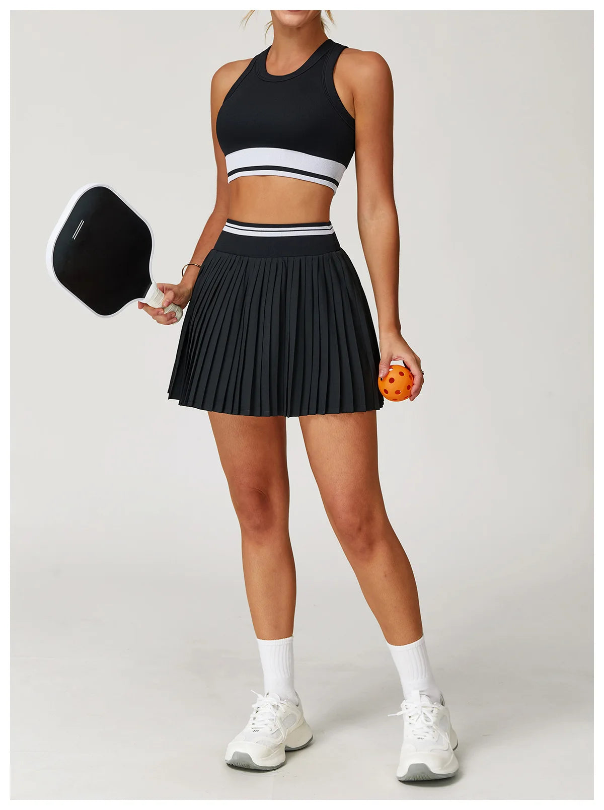 2025  Women’s Yoga Skirt Set – 2PCS Athletic Wear