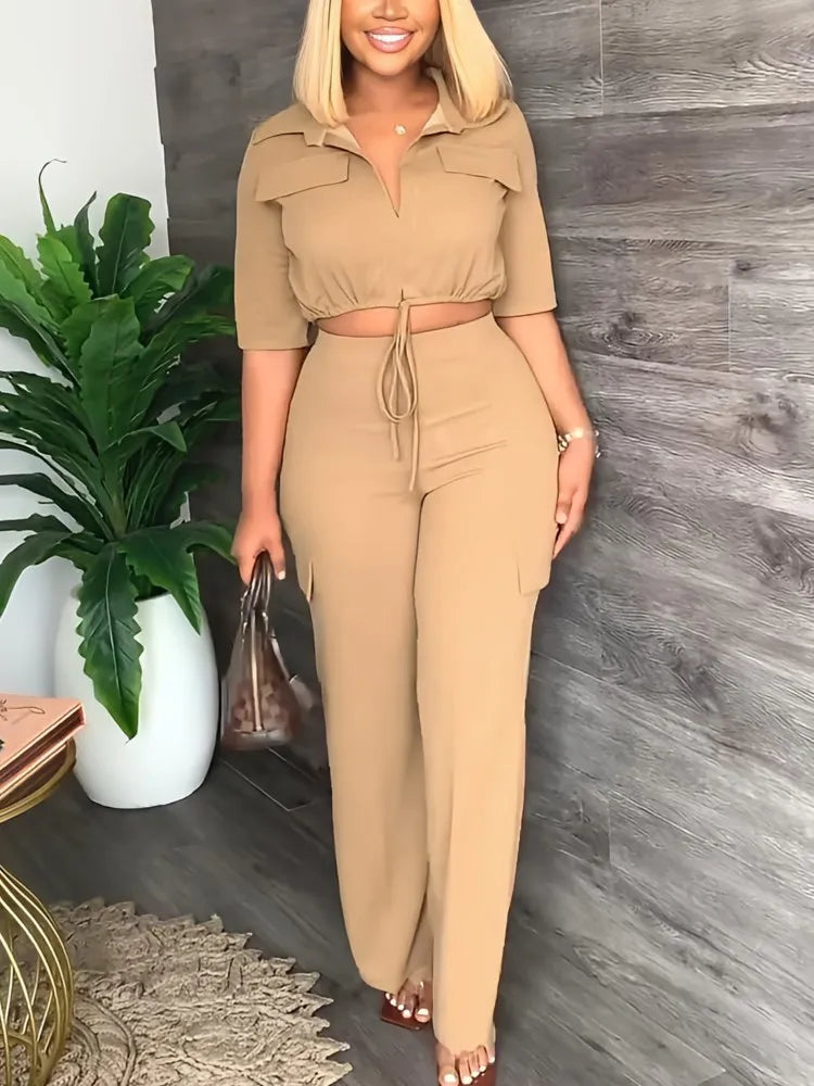 SheVogue Solid Color Set – Summer Street Style