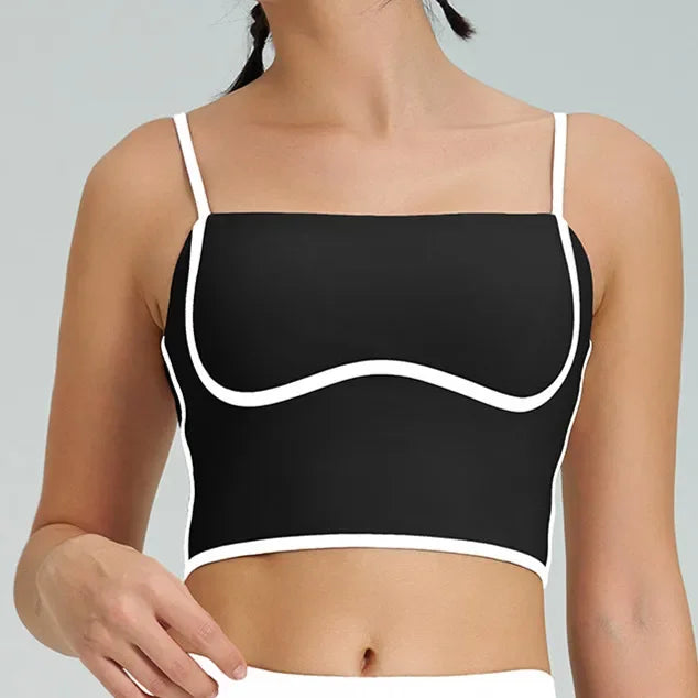 SheVogue Women’s 1/2PCS Sports Set – Yoga Bra & Shorts Skirt Combo for Gym, Running & Workout